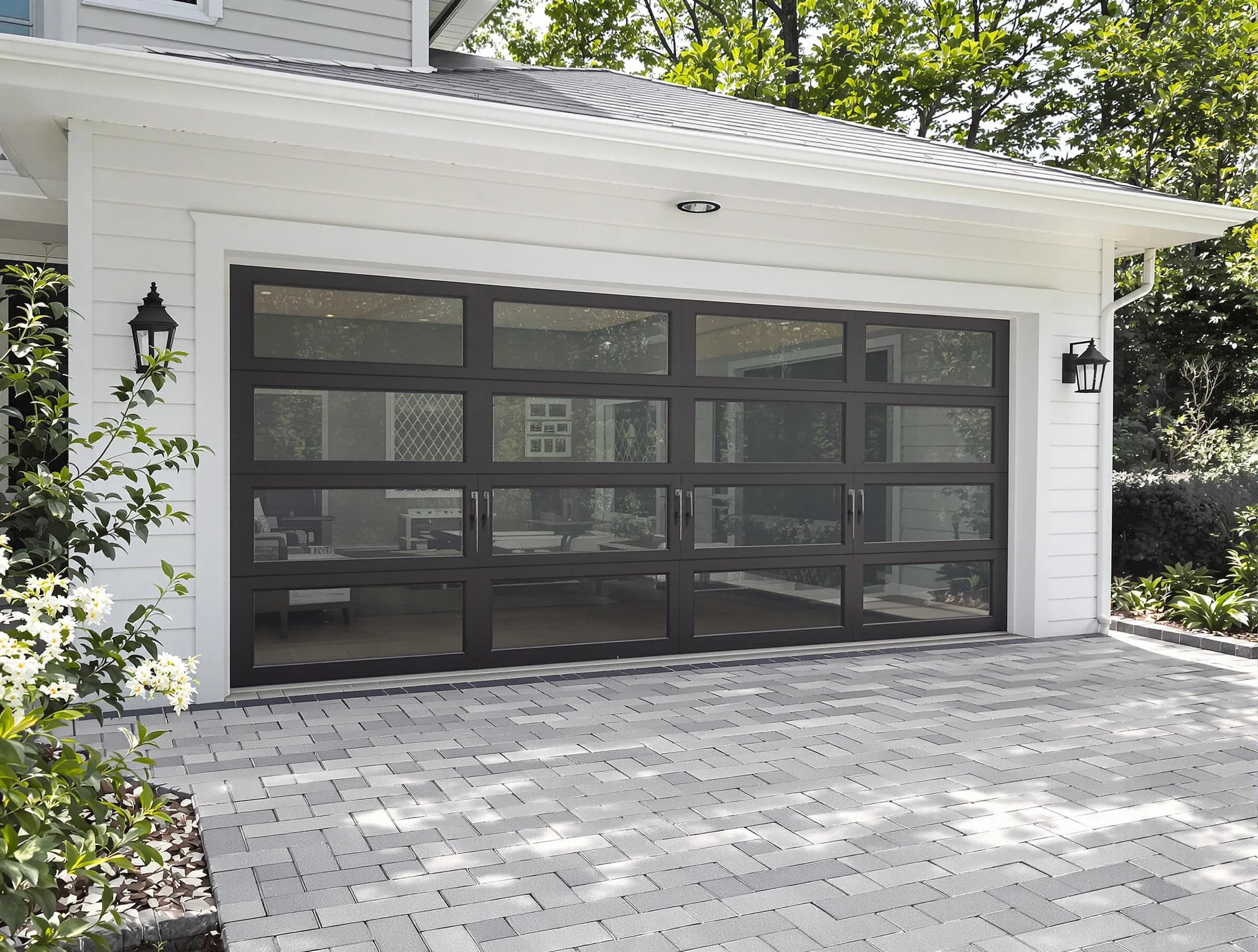 Welby Garage Door Repair design specialist presenting custom garage door options to Welby homeowner