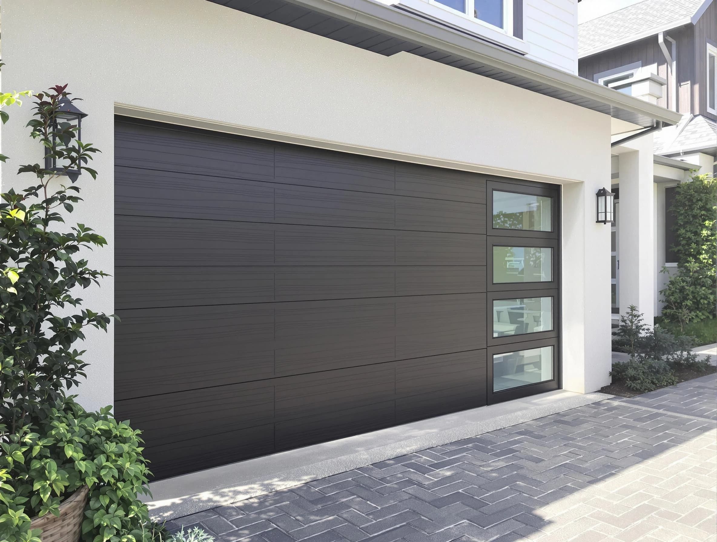 Custom garage door installation by Welby Garage Door Repair in Welby