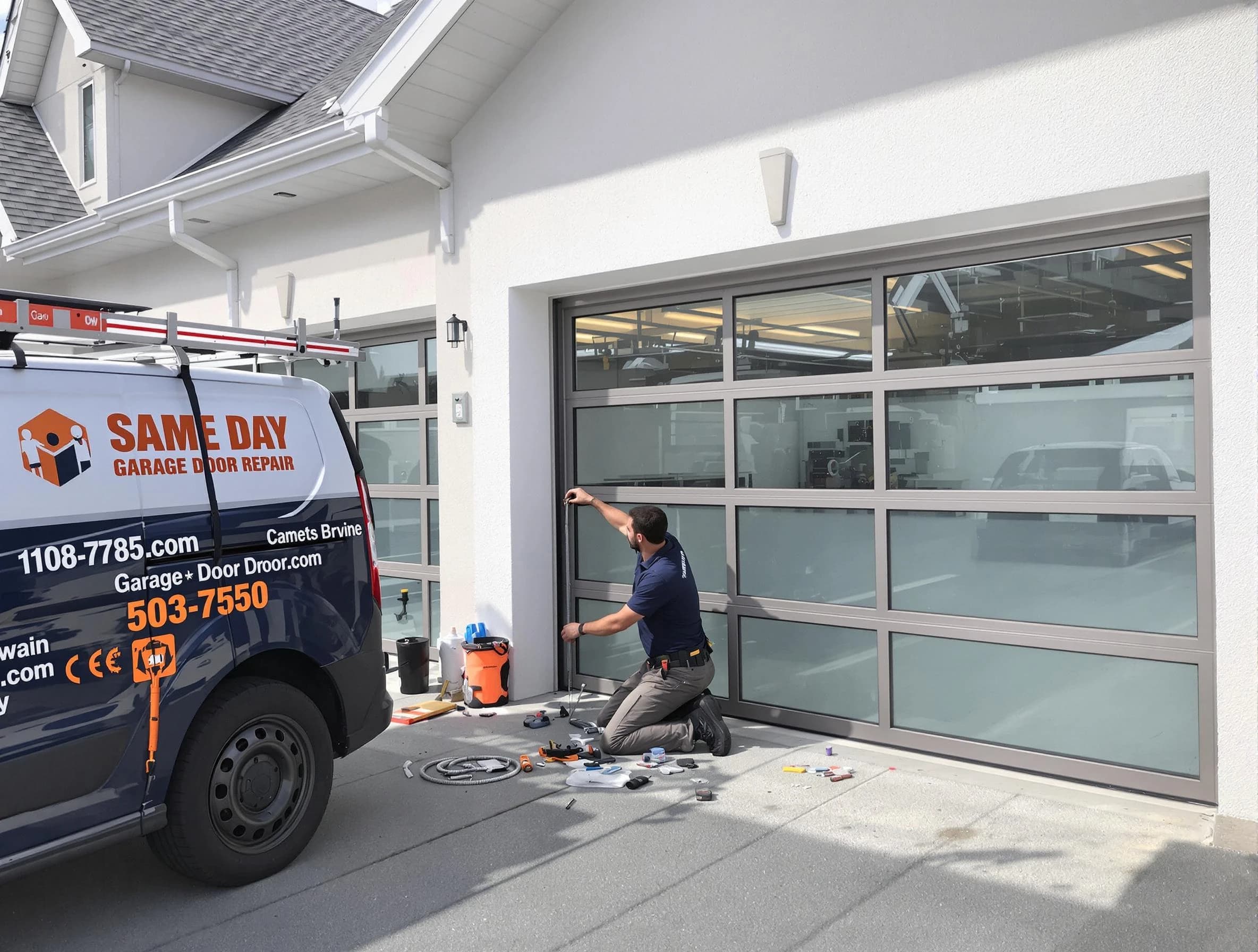 Same-day garage door repair service by Welby Garage Door Repair in Welby