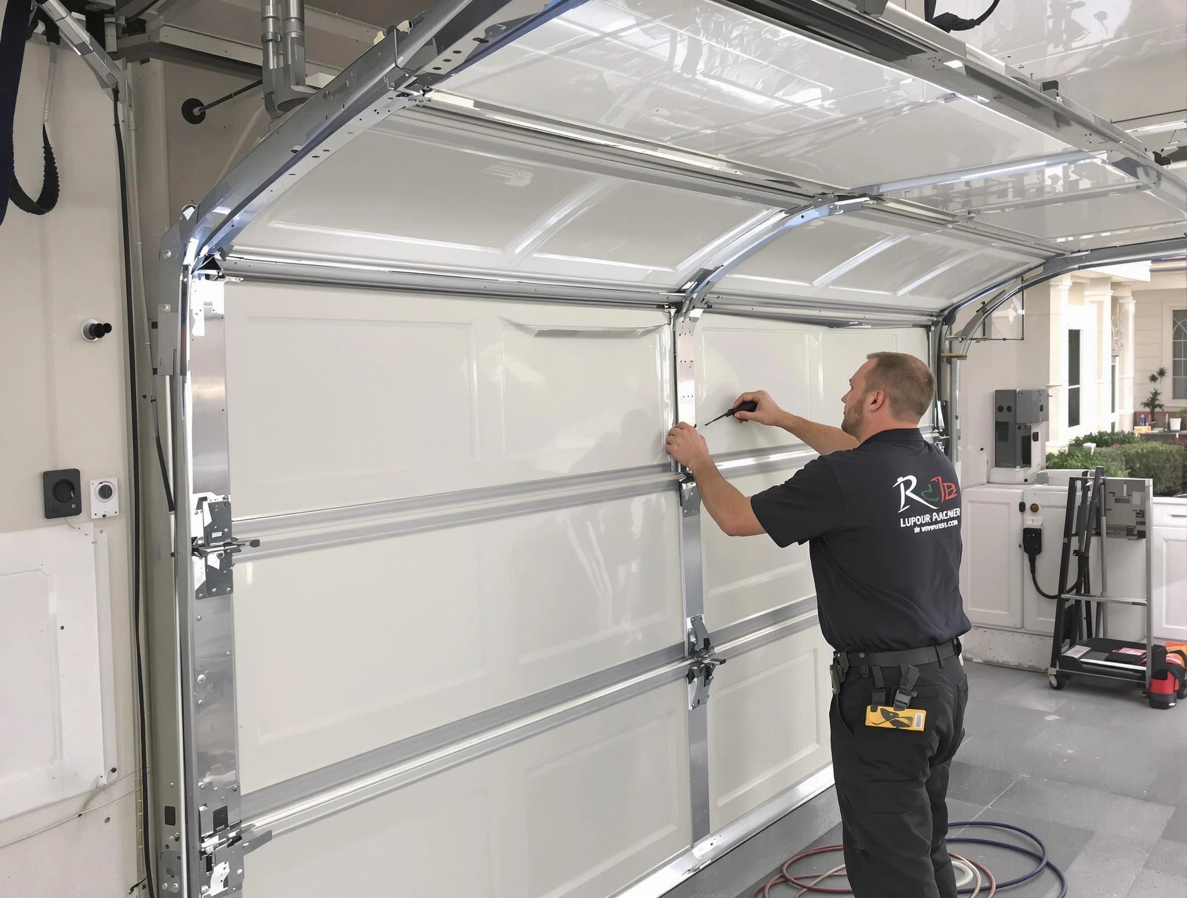 Welby Garage Door Repair professional performing panel repair in Welby