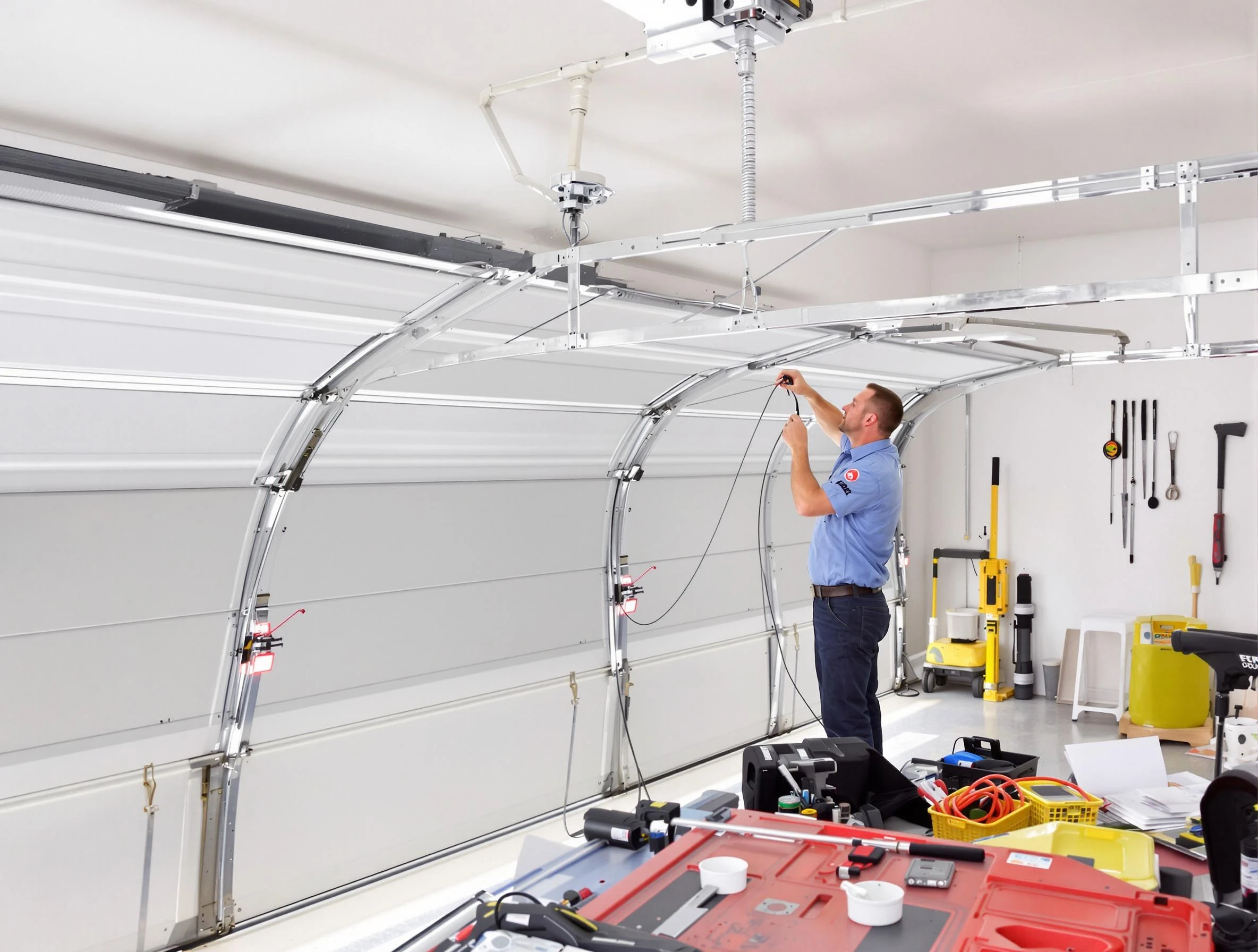 Garage door cable repair service by Welby Garage Door Repair in Welby
