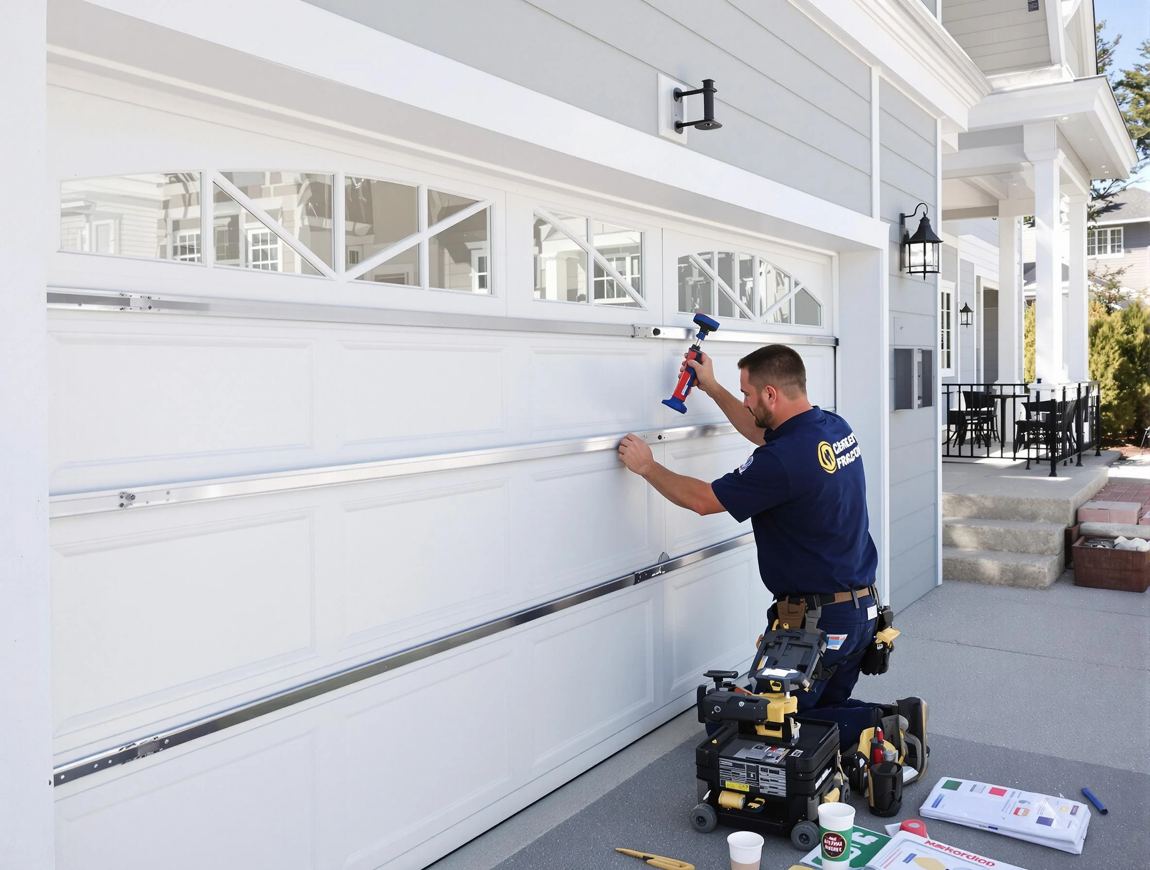Professional garage door installation by Welby Garage Door Repair in Welby