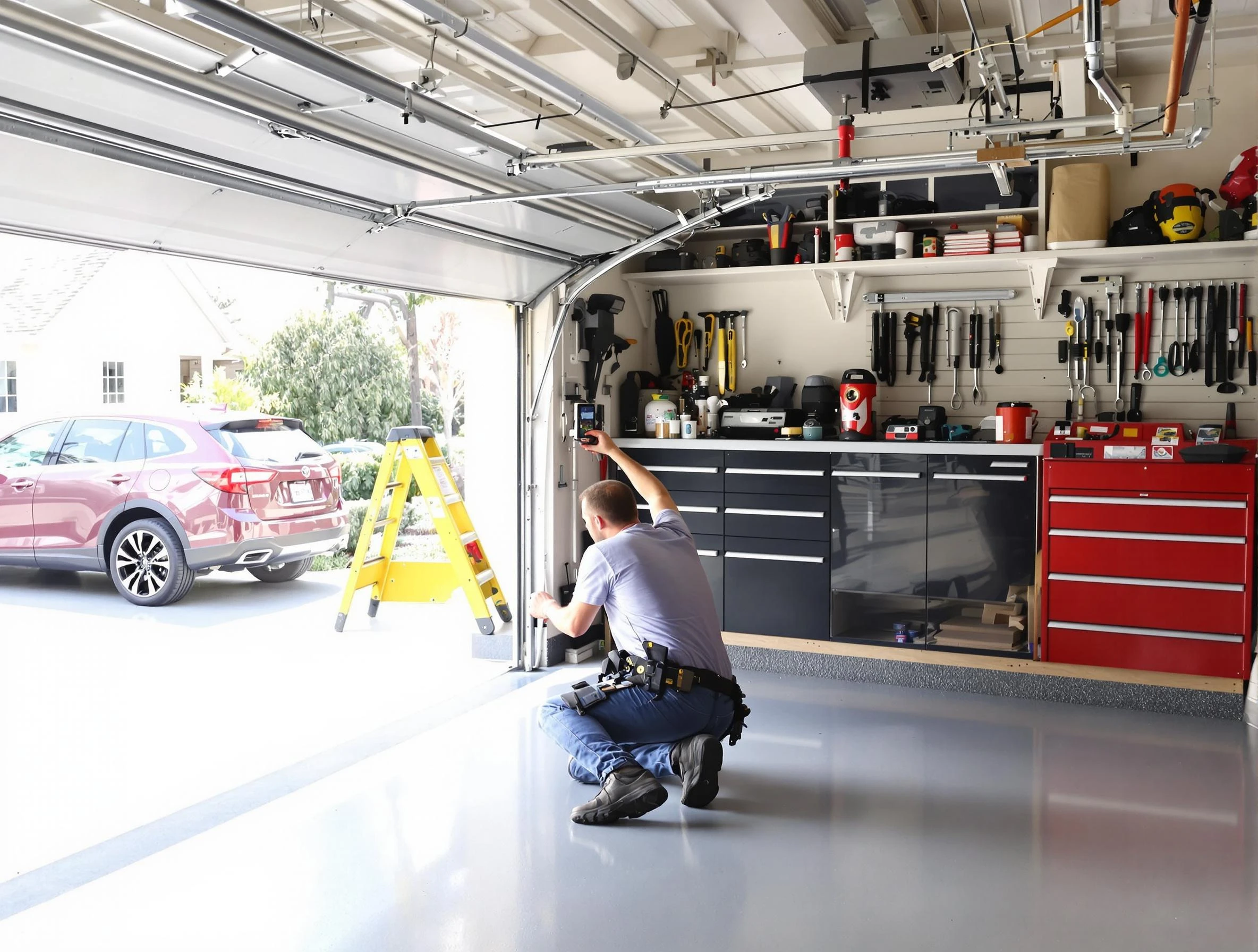 Local garage door repair service by Welby Garage Door Repair in Welby