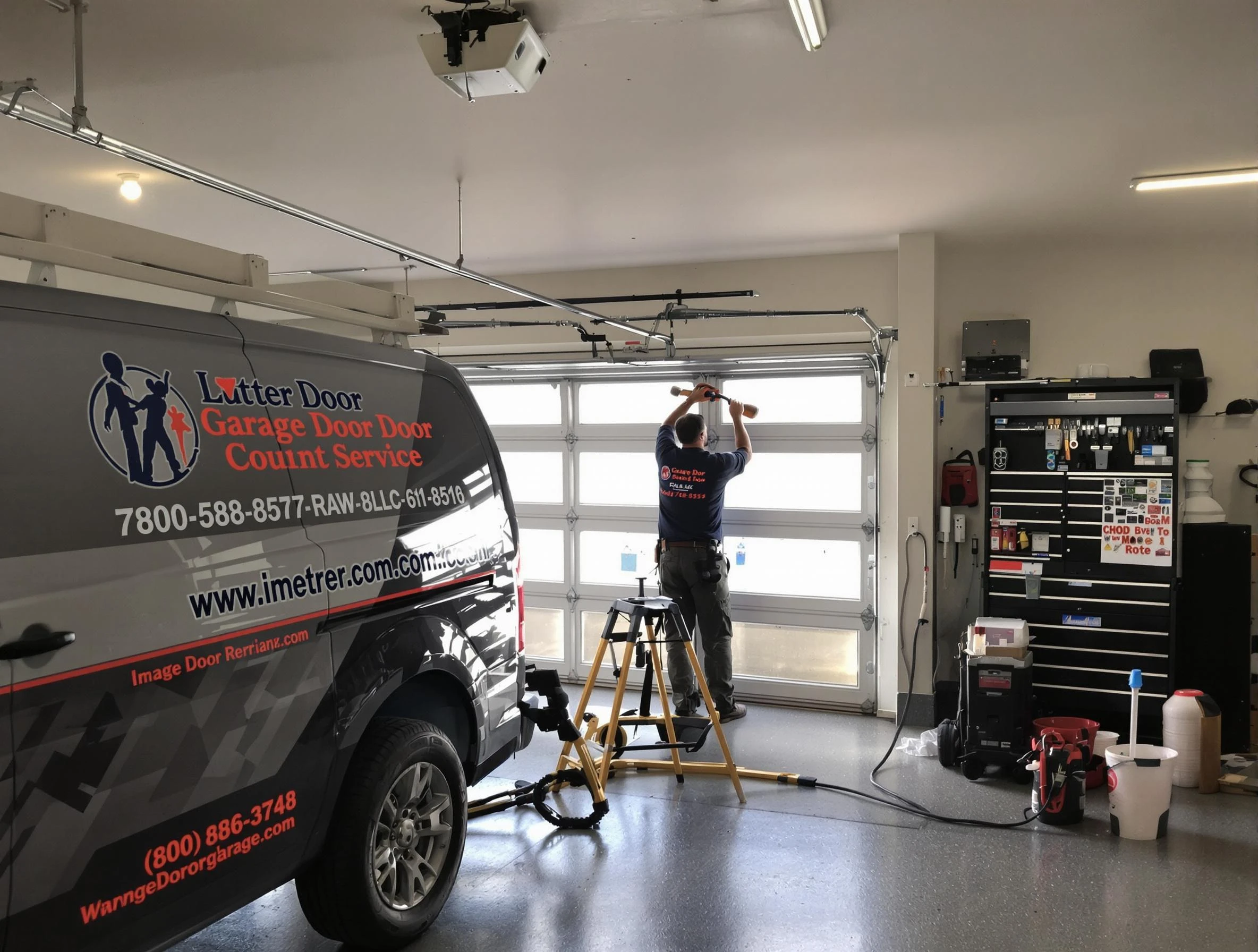 Welby Garage Door Repair rapid response team performing same-day repair in Welby