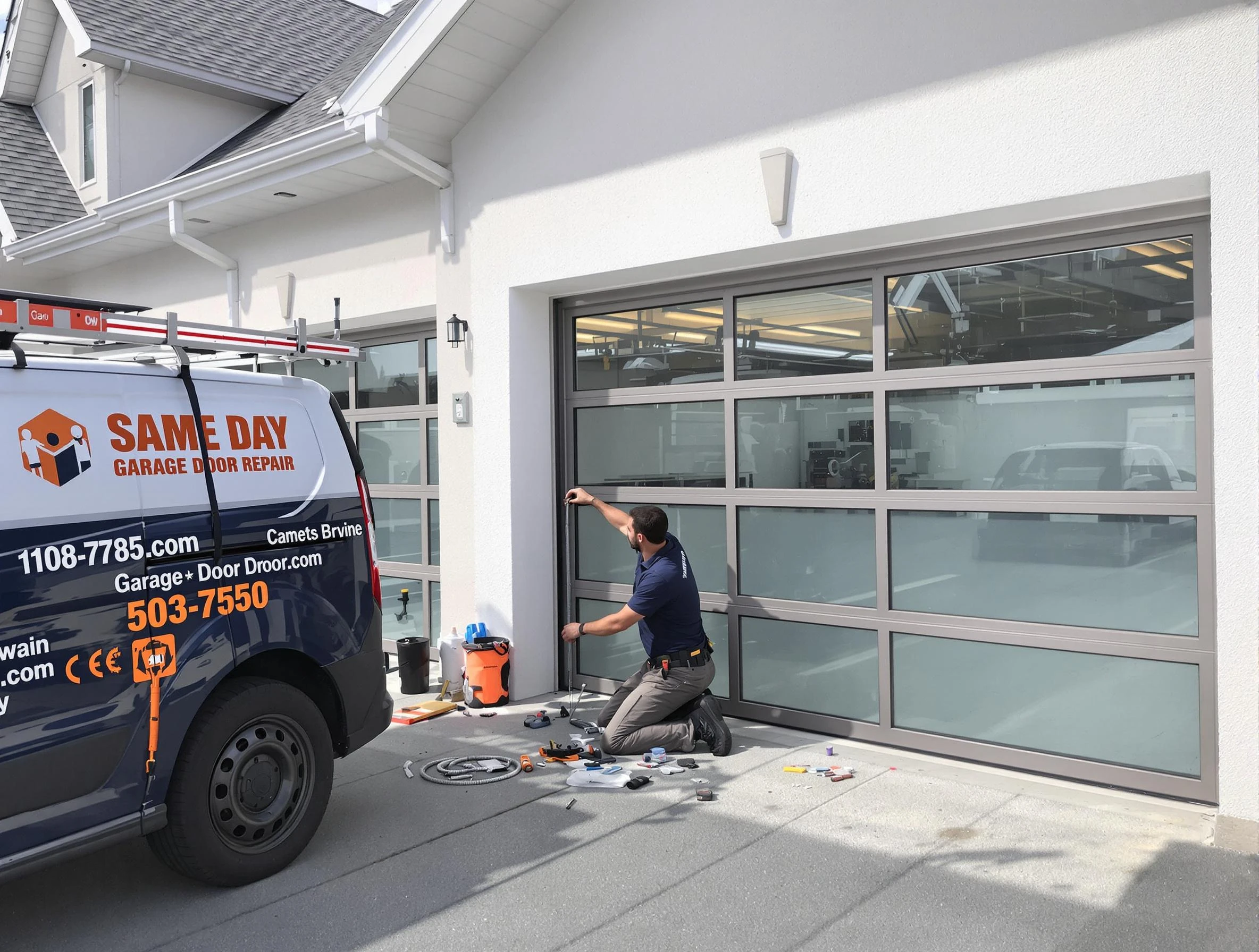 Same-day garage door repair service by Welby Garage Door Repair in Welby